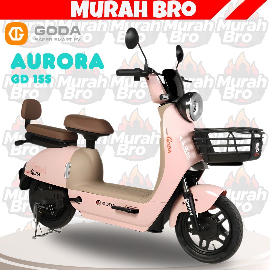 Sepeda Listrik GODA GD 155 AURORA Garansi Resmi - GD 155 AURORA ✅ BARANG 100% ORIGINAL GARANSI RESMI