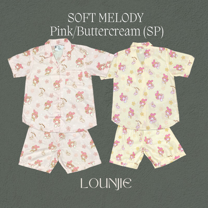 Piyama Wanita Motif Sanrio Lucu | Baju Tidur Cewek Dewasa Remaja My Melody Cinnamoroll Pompompurin H
