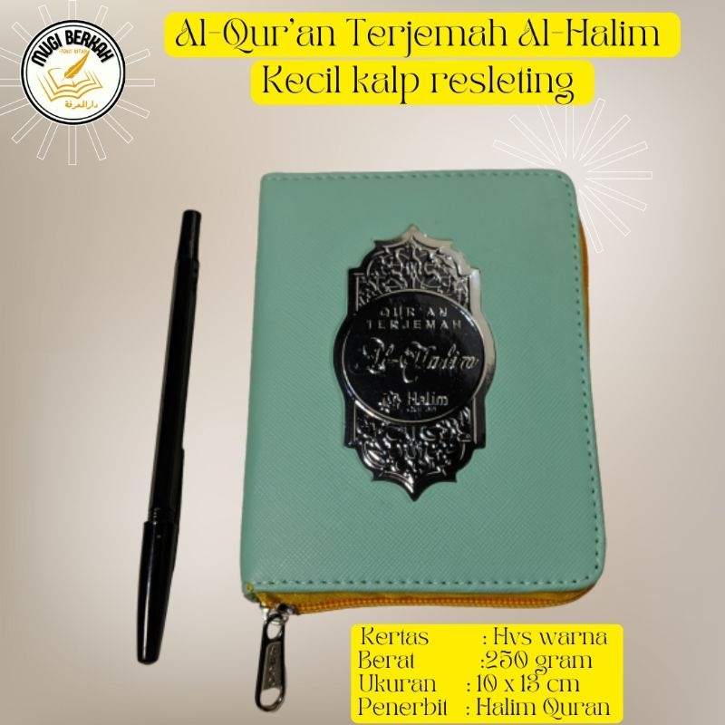 Al-Qur'an Al-Halim Terjemahan ukuran kecil kalp resleting