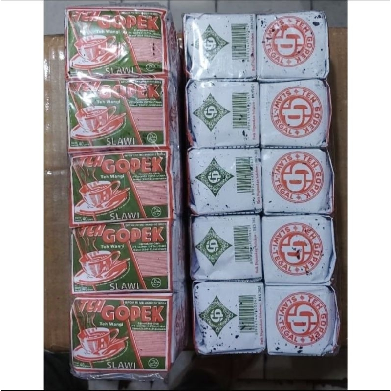 

TEH GOPEK TABUR TUBRUK (400 gram) 1 SLOP = 10 pcs (GRATIS ONGKIR)