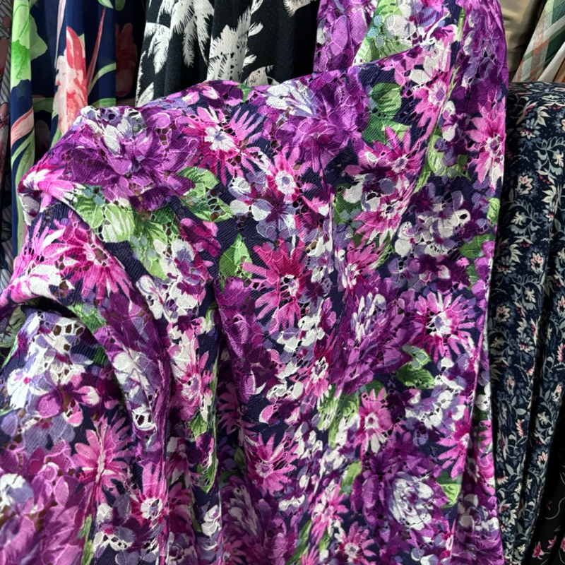 kain borkat motif bunga premium - kain borkat bordir premium - Kain Brokat Katun/Brokat Cordnelly/Br