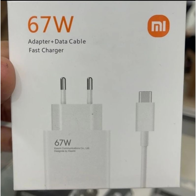 1 SET Charger 67W Xiaomi Type C TURBO SUPER FAST Poco X3 X4 X5