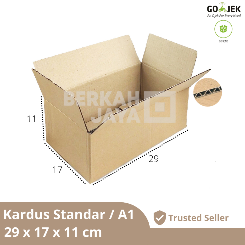 

[KHUSUS INSTANT] 29x17x11 cm Kardus / Box / Karton / Aksesoris / Kotak / Dus Packing Sepatu Handmade, Souvenir / Dus Sembako (Kardus 29 x 17 x 11 cm)