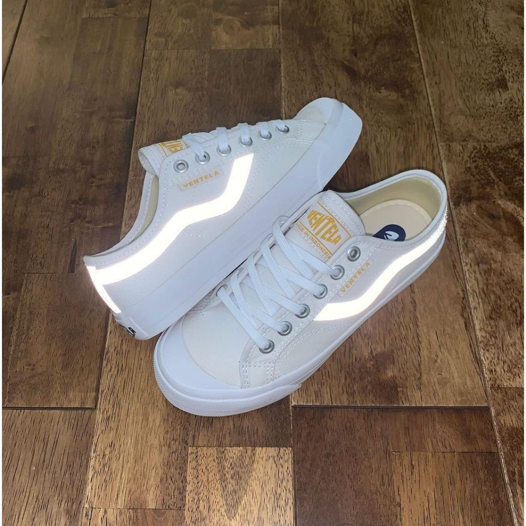 Ventella new public low sepatu ventela white vantela putih original