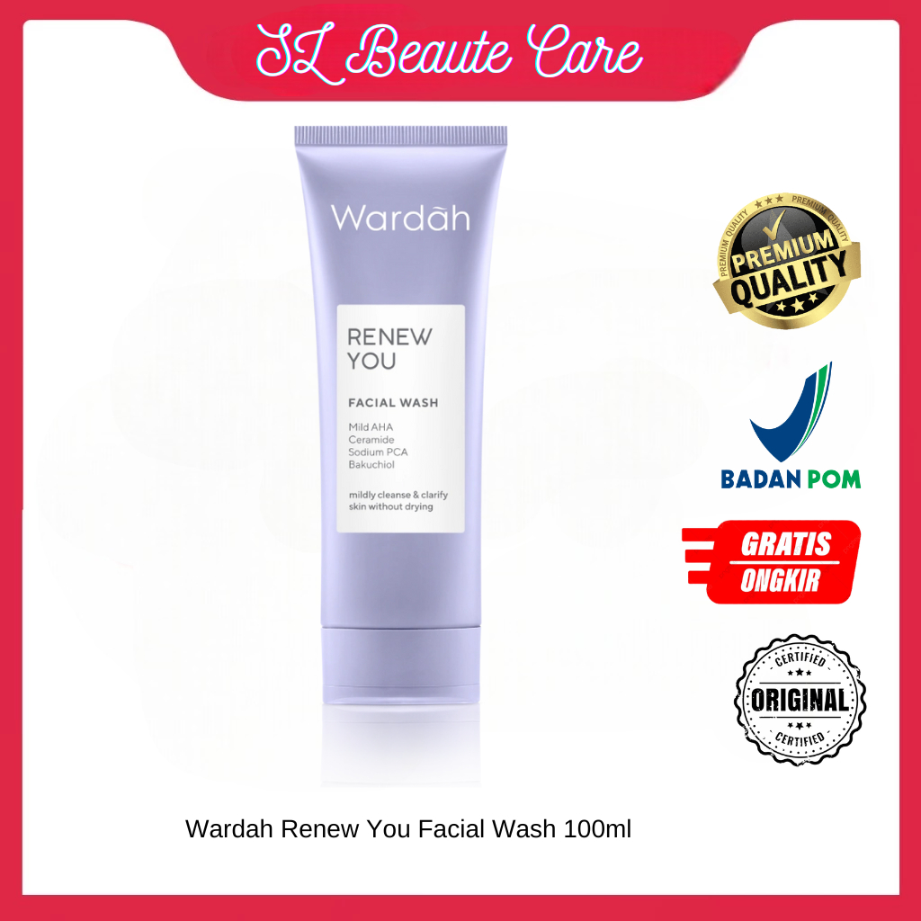 Wardah Renew You Facial Wash 100ml - Pembersih Wajah