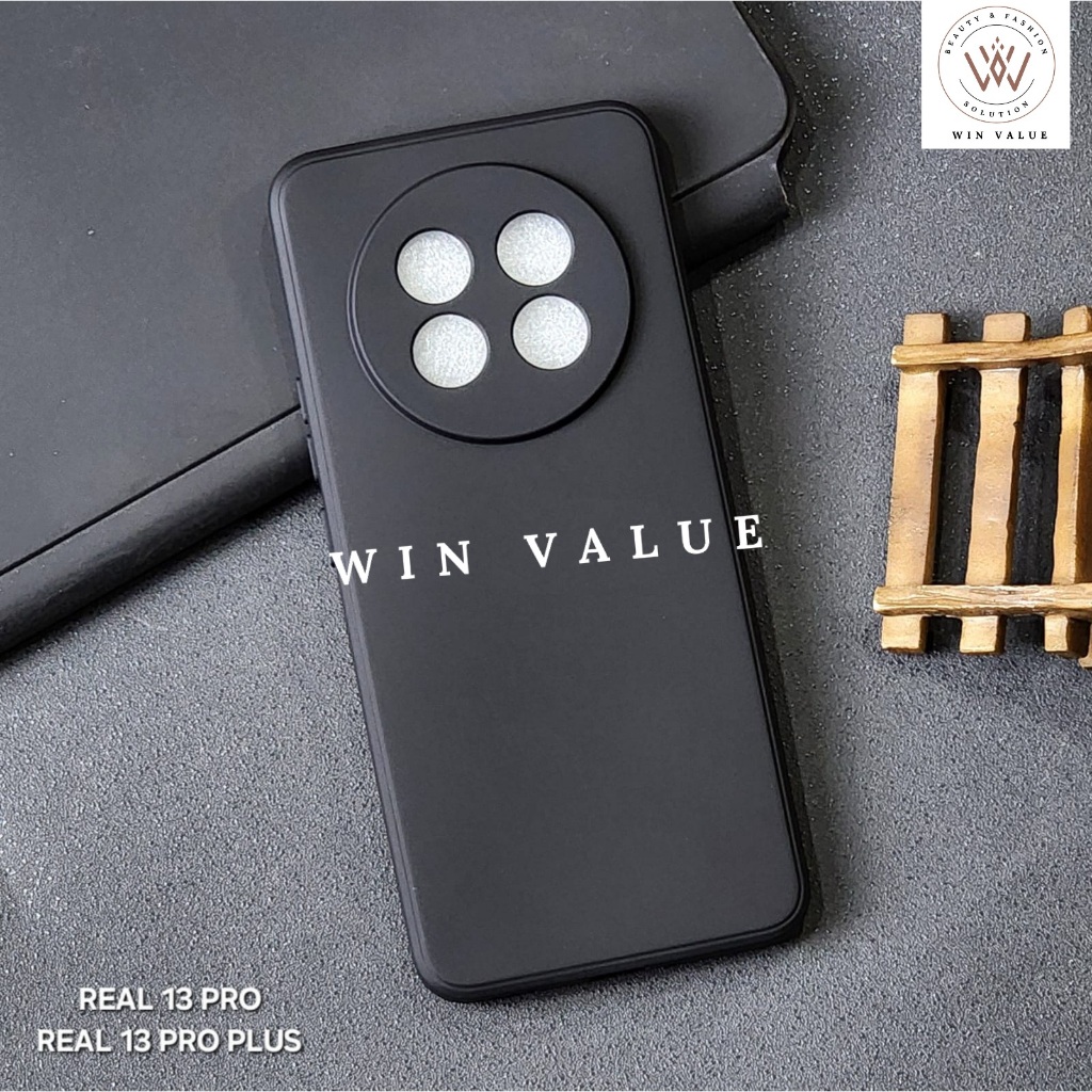 Realme 13 Pro Realme 13 Pro Plus Softcase Macaron Black Premium Case Realme 13 Pro Realme 13 Pro Plu