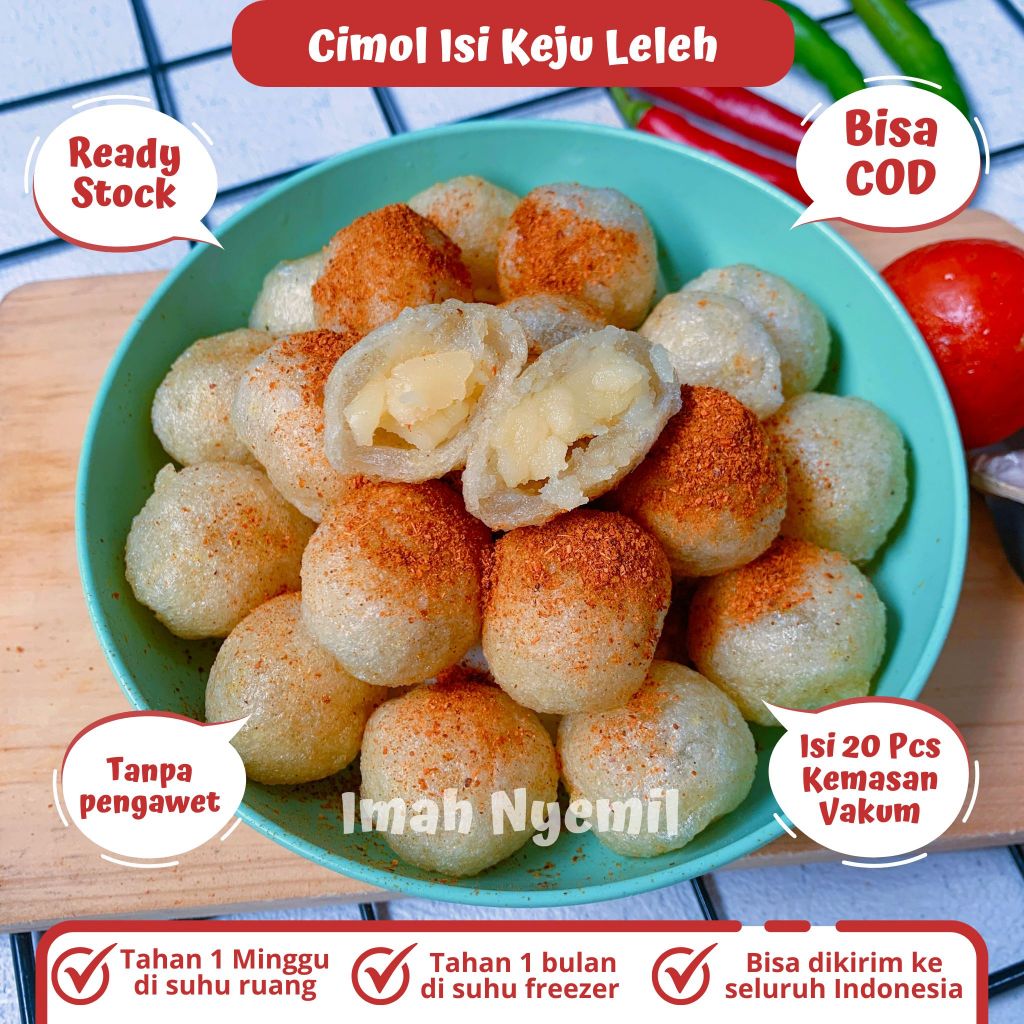

Cimol Isi Keju Leleh Frozen Food Free Bumbu