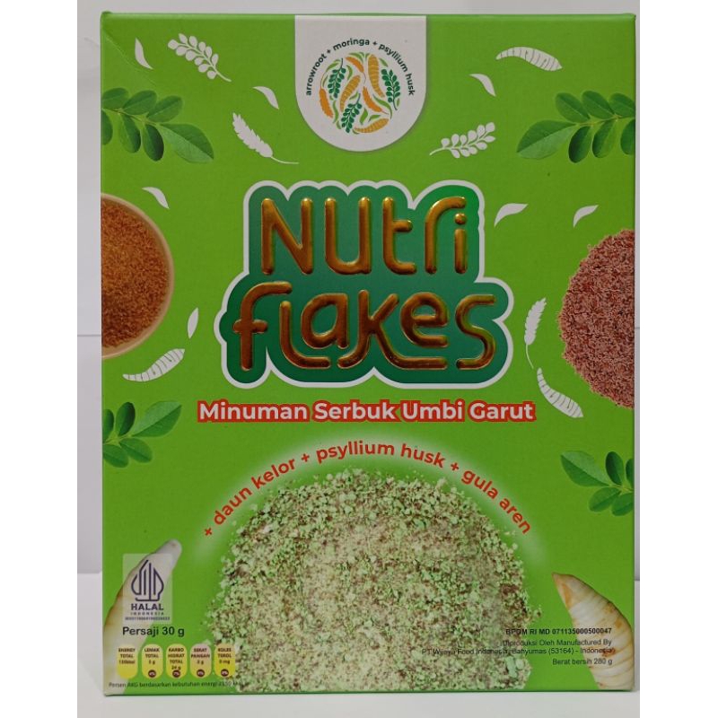 

Nutriflakes Minuman Serbuk Umbi Garut 280 gram