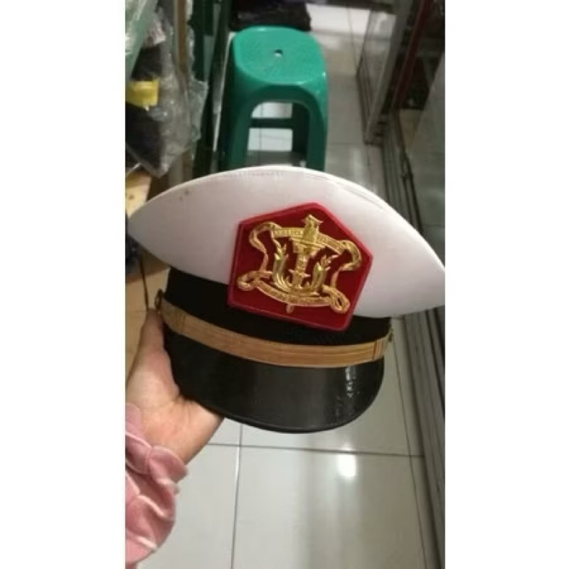 Topi Pet putih taruna || TOPI PET PDU TARUNA|| PDU TARUNA