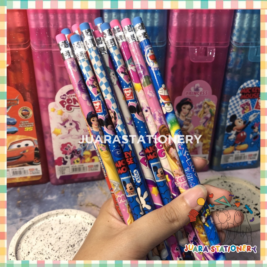 

[SATUAN] Pensil 2B Fancy Karakter Satuan Pecil/ Eceran Pensil (1386) / Pinsil Ujian Komputer Sekolah / pensil 2b / pinsil / pensil 2b / pensil tulis / pensil karakter / pensil 2b 1 pak / pensil murah / pensil 1 pack / pensil joyko