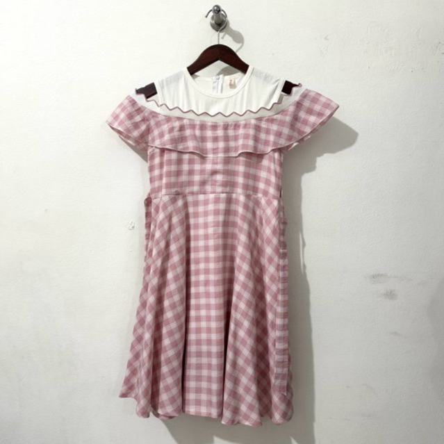 Dress anak preloved dress anak pink