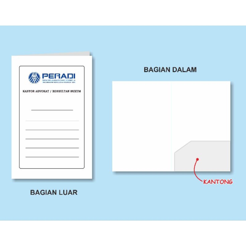 

Map Custom Folio Cetak 2 warna