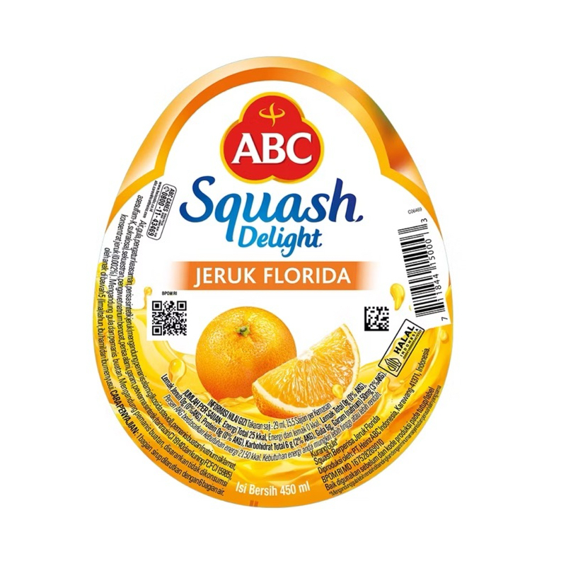 

(Sameday/Instant) 1 Dus Syrup/Sirup ABC Squash Delight 12 botol