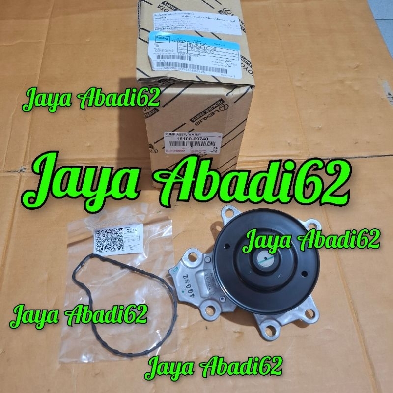 Water Pump Assy Toyota CHR Corolla Cross Voxy 16100-09740 Asli
