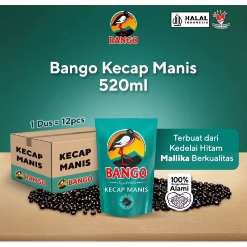 

Kecap Bango 720g/520ml 1dus 12pcs