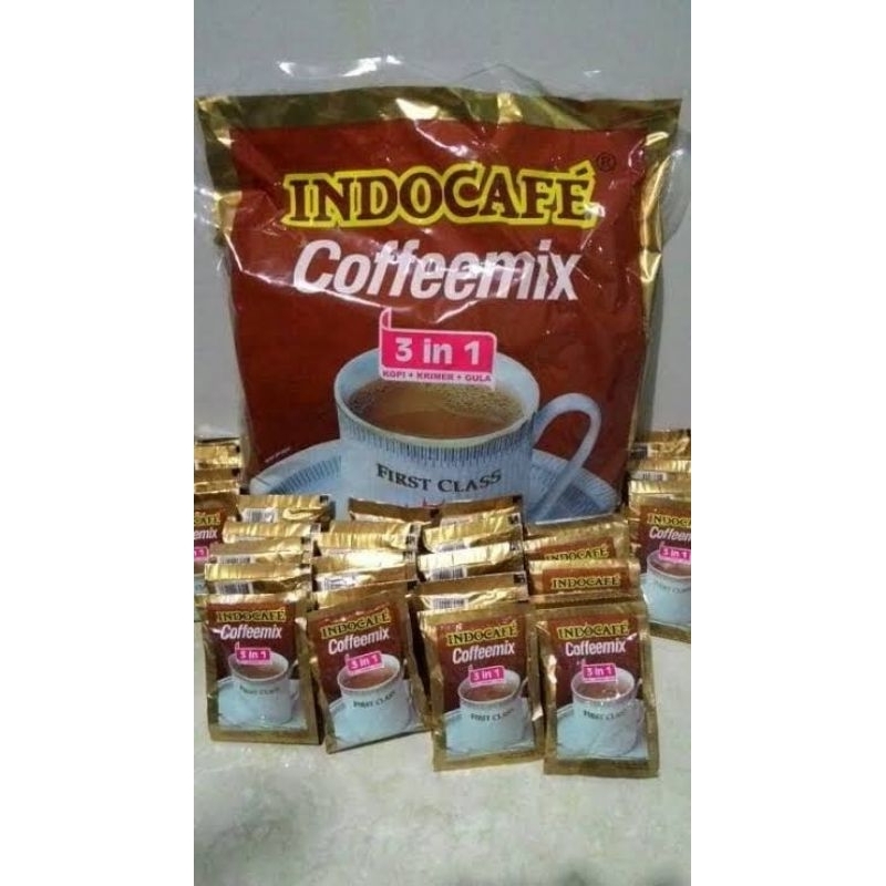 

kopi indocafe coffemix 1pak 10renteng