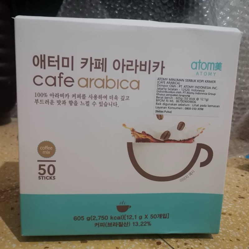 

Cafe Arabica Korea (1 box = 50 saset)