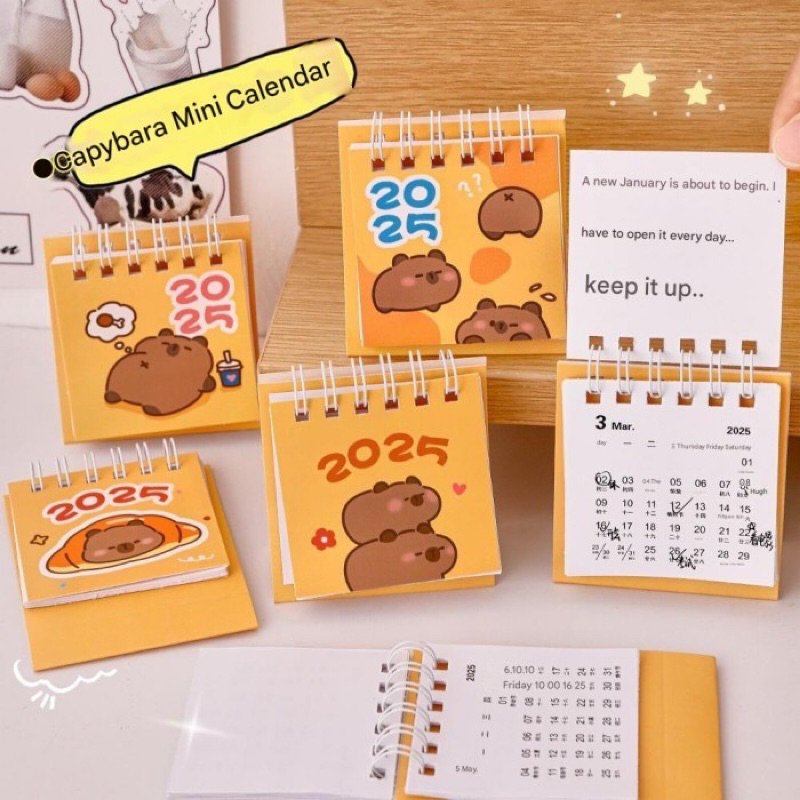 

[Free Gift] Kalender Mini 2025 Capybara