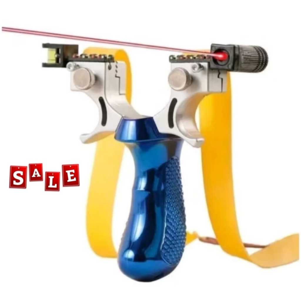 Ketapel Lengkap Dengan Karet Murah - Ketapel Slingshot Murah Ketapel Laser Tactical Plus Karet Ketap