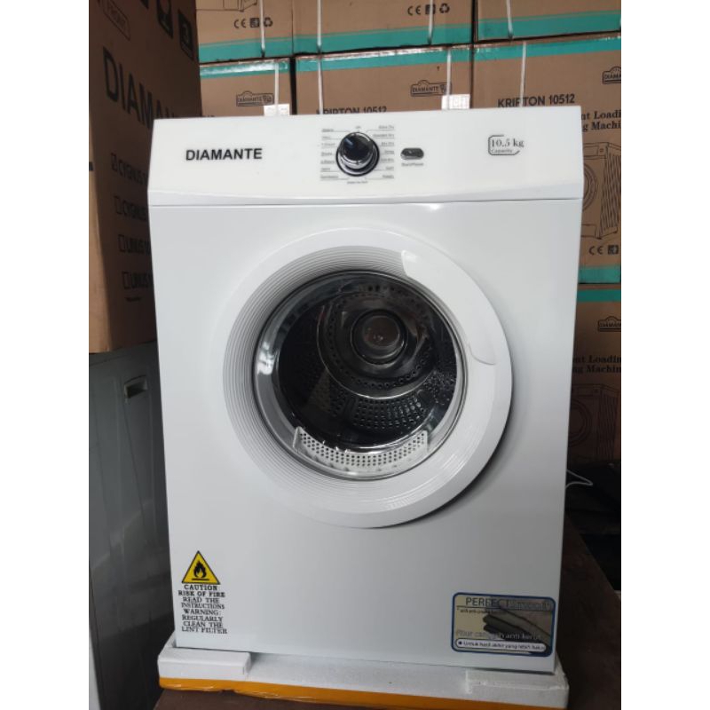 MESIN DRAYER pengering pakaian , DIAMANTE drayer laundry 10,5 kg ,GAS