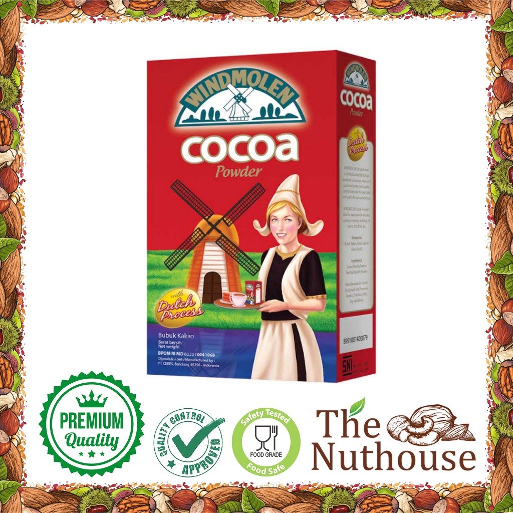 

Windmolen Cocoa Powder / Kakao Bubuk 40gr / 80gr / 165gr [HALAL]