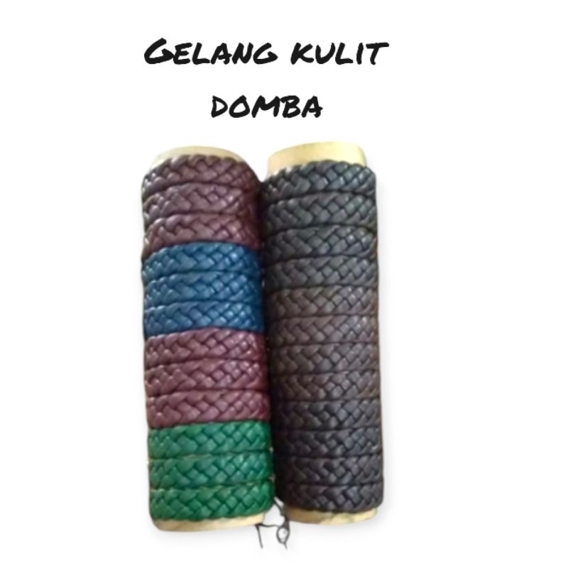 gelang kulit asli gelang pria wanita gelang kulit tebal gelang kulit domba asli gelang kulit dewasa