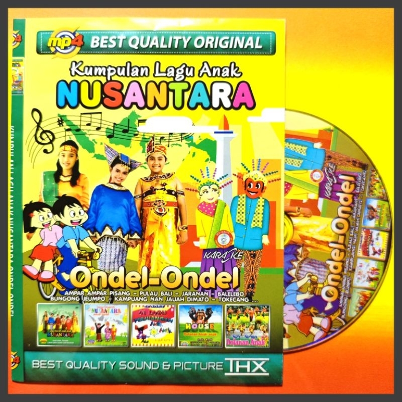 Kaset MP5 Video Musik 92 Lagu Anak Anak Perjuangan Album Pilihan Nusantara