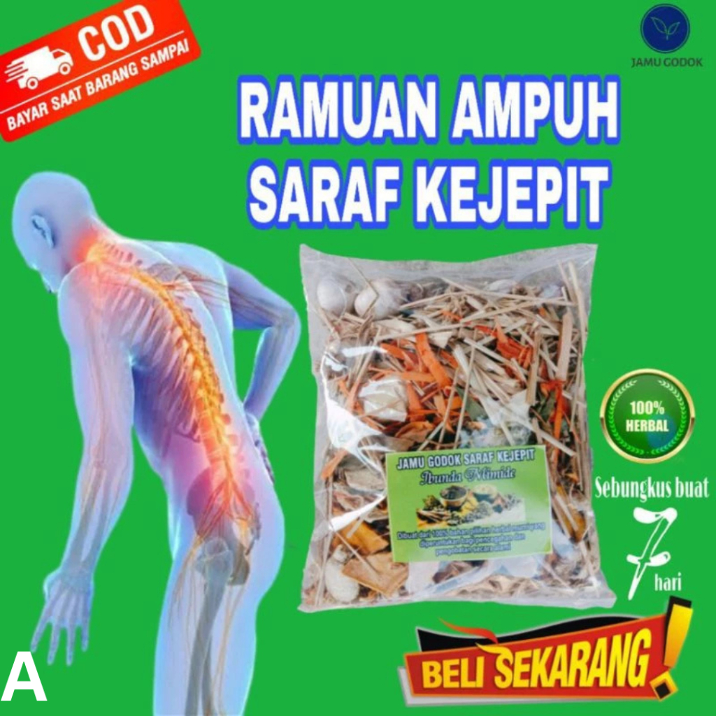 

SARAF KEJEPIT SYARAF KEJEPIT OBAT HERBAL SARAF KEJEPIT ENCOK NYERI PINGGANG HNP PENGAPURAN TULANG A++