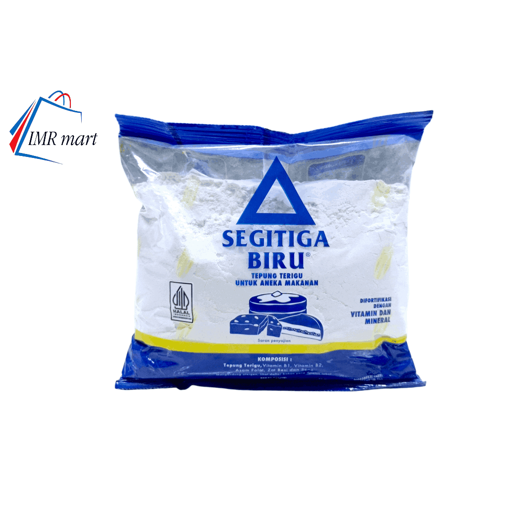 

Tepung Terigu Segitiga Biru Kemasan 500 g - Tepung Terigu serbaguna
