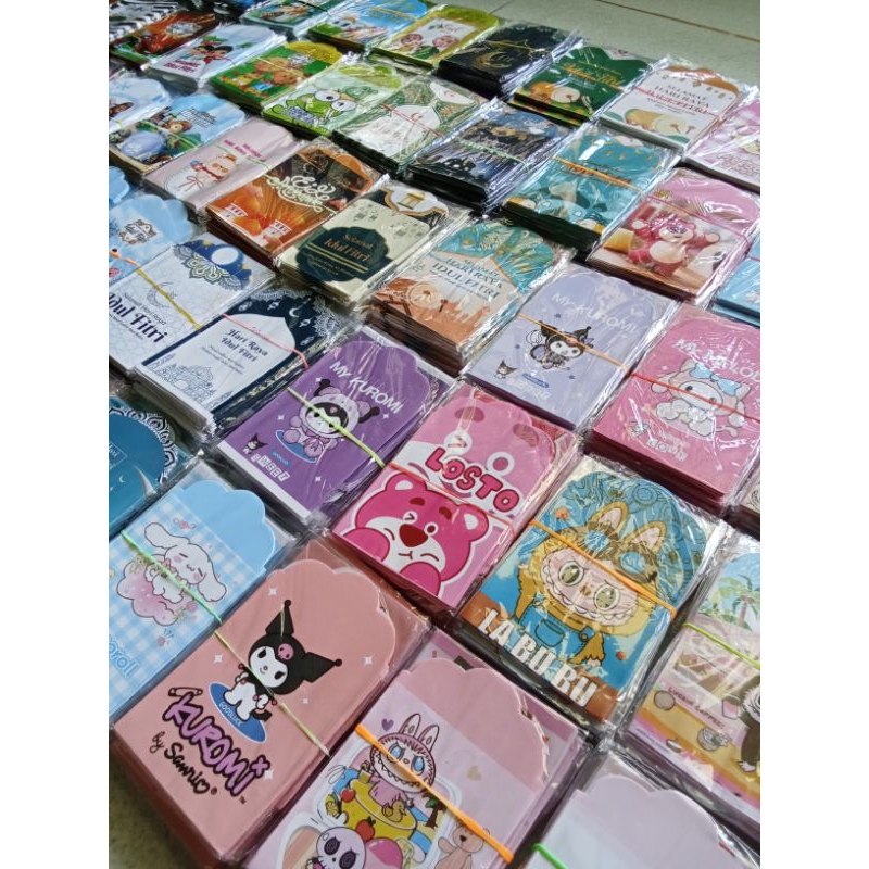 

[10 LEMBAR] AMPLOP LEBARAN KARAKTER LUCU MURAH