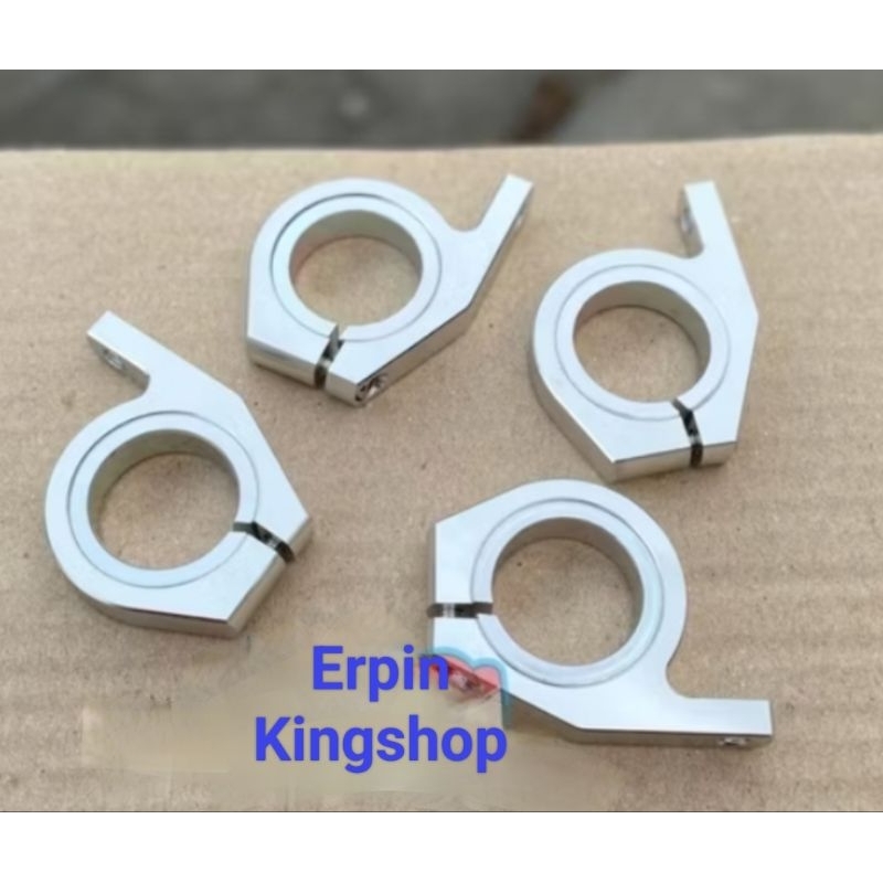 Breket cincin kupingan Lampu CNC copy TK pro utk  rx king Scorpio dan Ninja utk kupingan Bpro As 30 