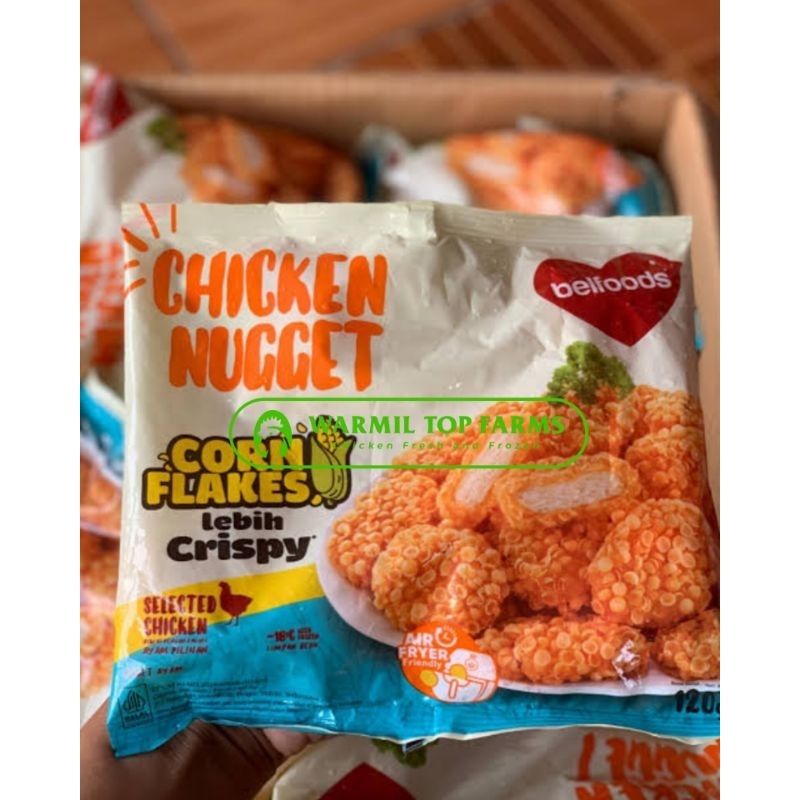 

Belfoods Chicken Nugget Corn Flakes Lebih Crispy