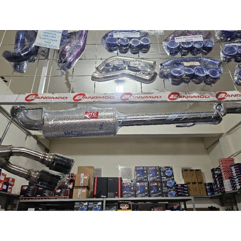 DOWNPIPE JTC, FRONTPIPE JTC, MUFFLER JTC, TAIL PIPE TITANIUM JTC FORTUNER