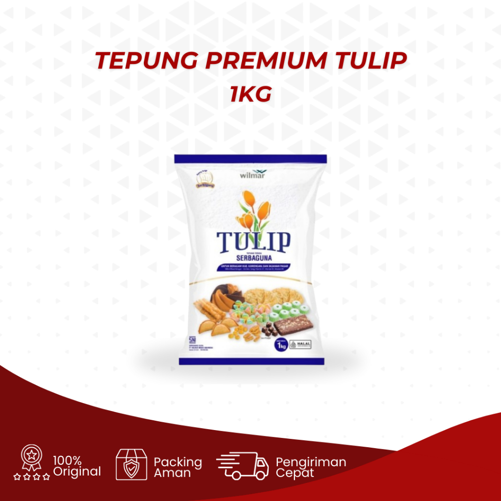 

Tulip Tepung Terigu Preminum Kemasan 1Kg