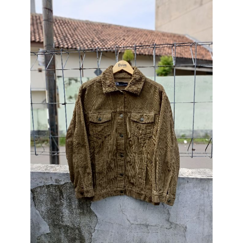 Zara Corduroy Trucker Jacket