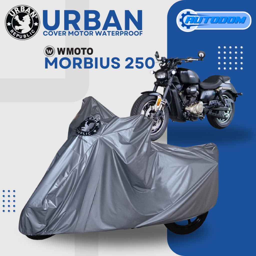 Urban Cover Motor Wmoto Morbius 250 / Bahan PVC 100% Waterproof