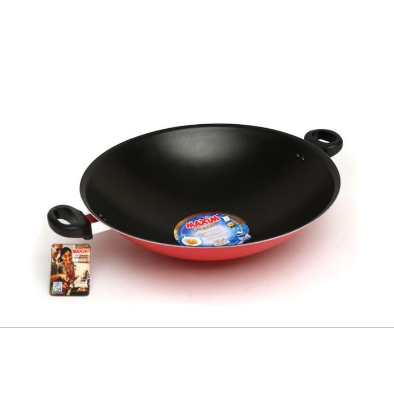 Wajan Penggorengan Teflon Maxim Valentino Anti lengket 30cm/36cm