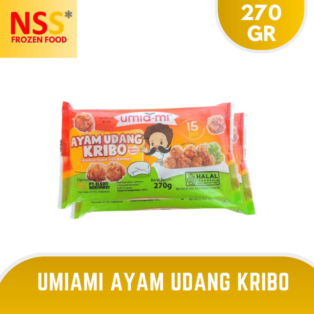 

UMIAMI AYAM UDANG KRIBO 270 GR