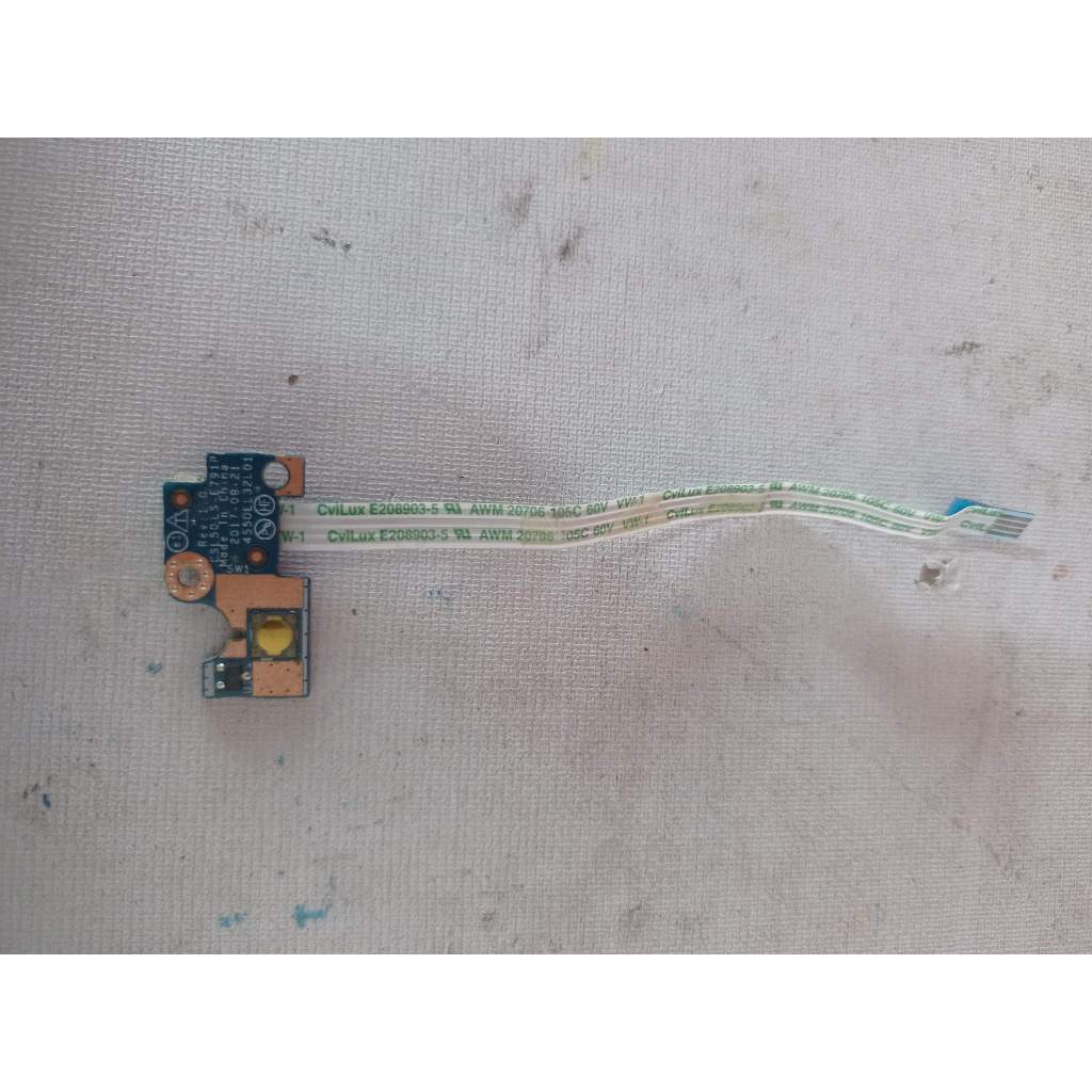 Tombol Power Laptop hp 15 bw066ax bw Switch On Off Second Bekas 89