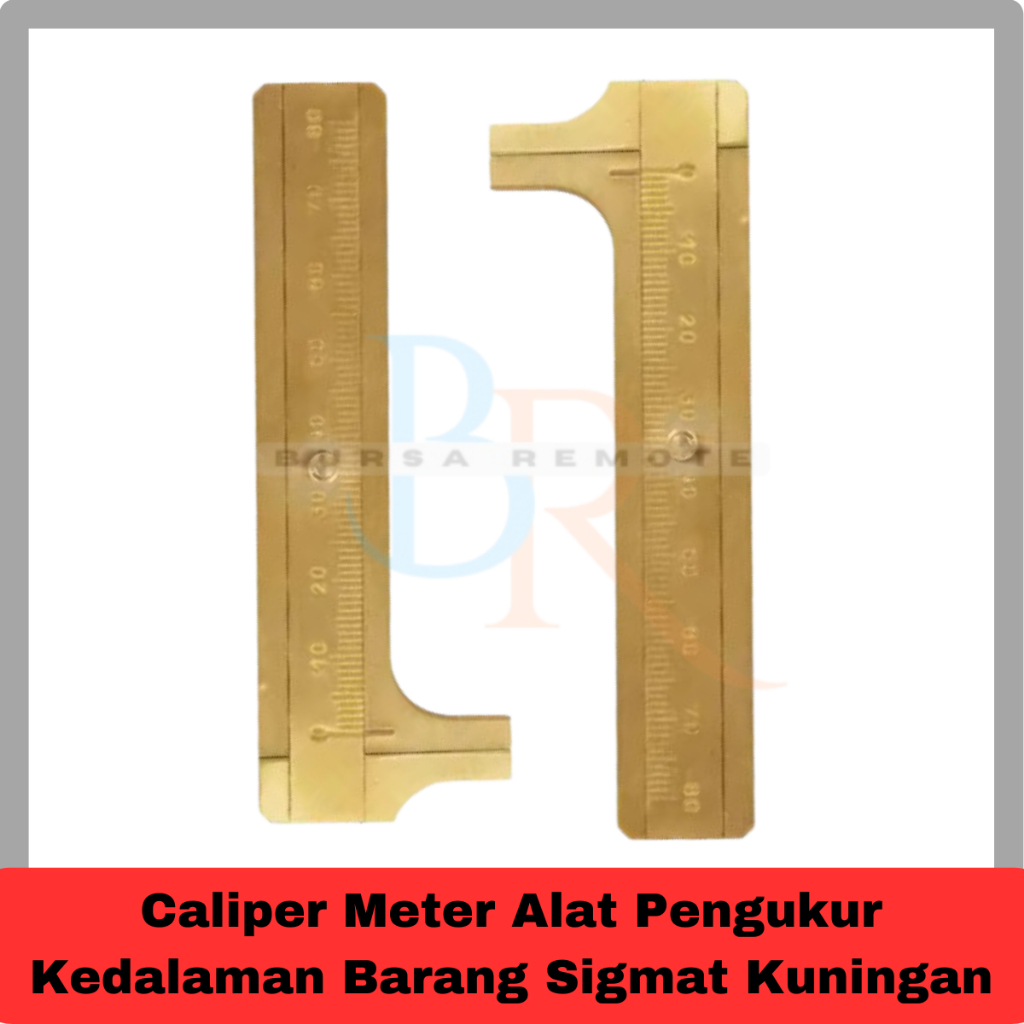

Caliper Meter Alat Pengukur Kedalaman Barang Sigmat Kuningan
