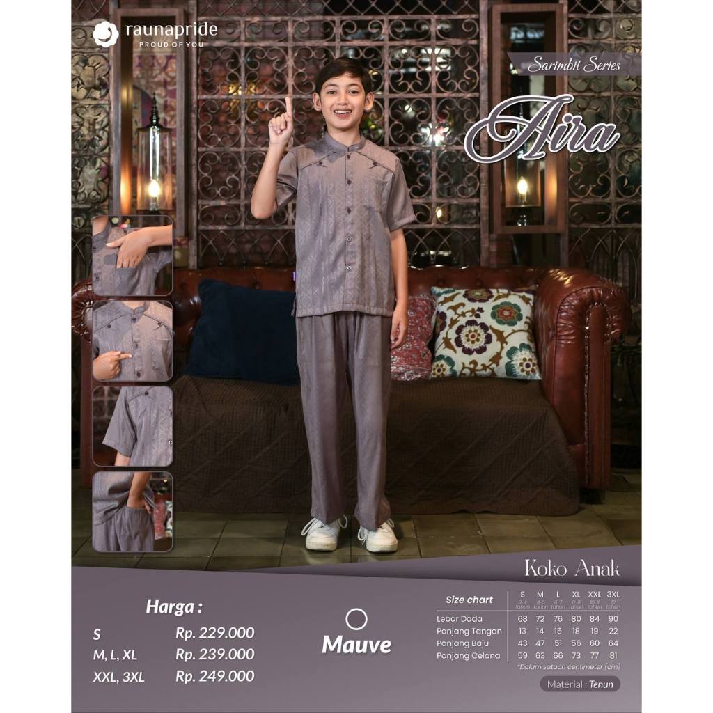 #RAUNAPRIDE#SET MUSLIM#PAKAIAN COUPLE KELUARGA#SARIMBIT