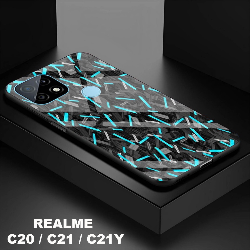 Softcase Kaca Kilau Realme C20 / C21 C21Y - Softcase Kaca Realme C20 / C21 C21Y - Softcase Kaca Kila