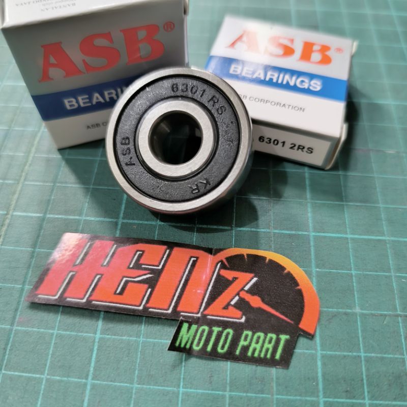 6301 laher laker bering bearing roda belakang honda supra grand kharisma revo