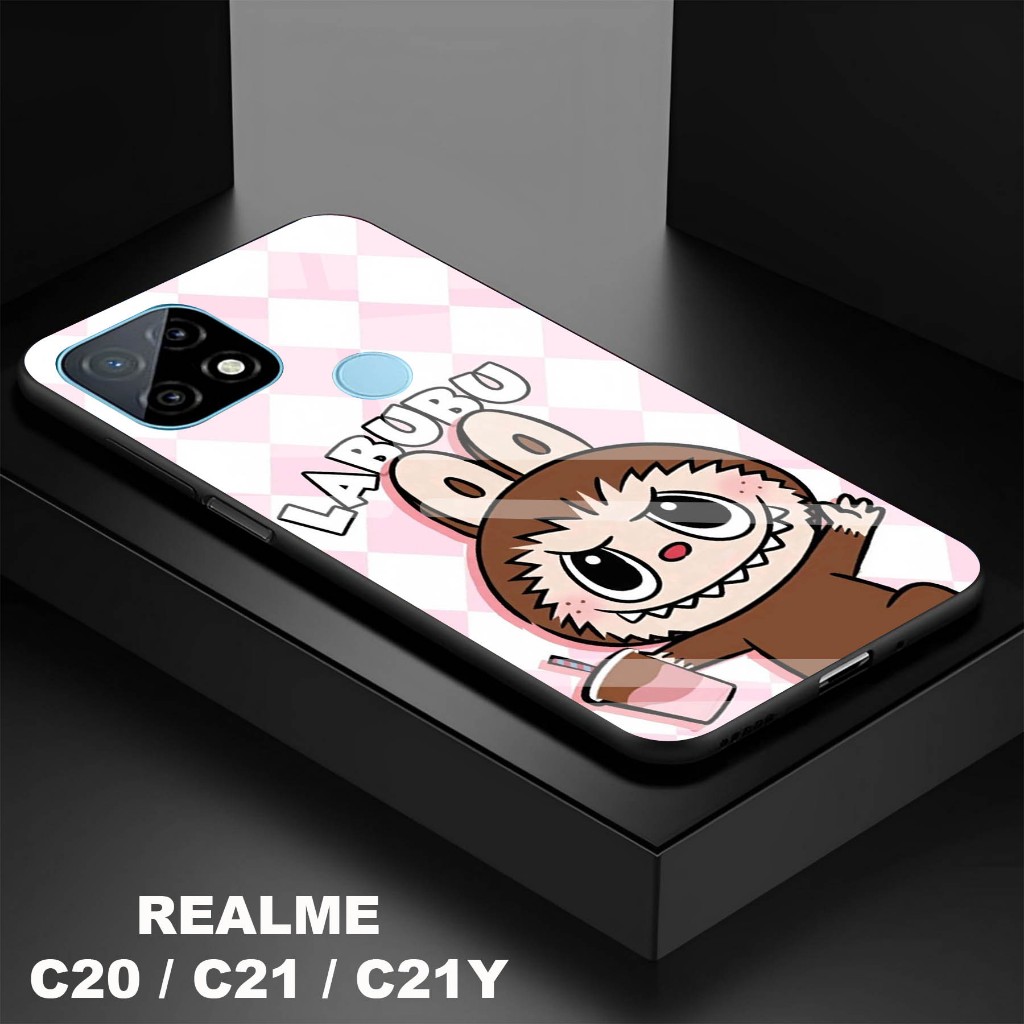 Softcase Kaca Kilau Realme C20 / C21 C21Y - Softcase Kaca Realme C20 / C21 C21Y - Softcase Kaca Kila