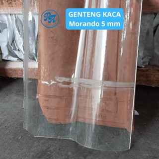 Genteng Kaca Morando Cetak Tebal 5 Mm Model Transparan Bahan Premium Tahan Lama