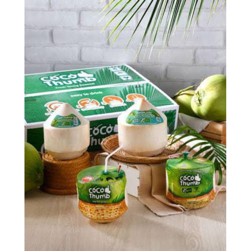 

Coco Thumb Minuman kelapa thailand 1 dus isi 12 pcs