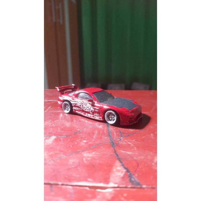 Hotwheels Mazda Rx7 Fd custom body resin