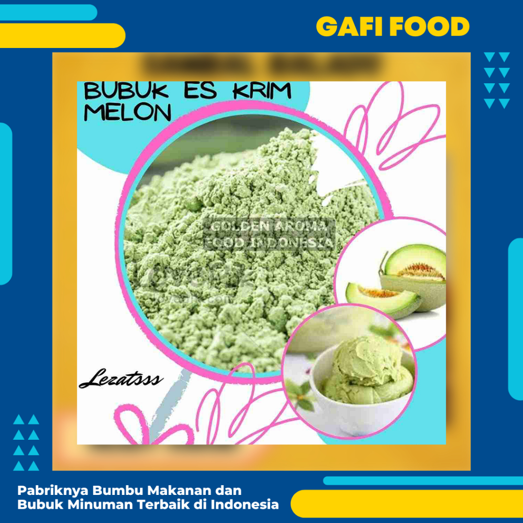 

Bubuk ES CREAM Aneka Rasa Melon Premix 1KG Ice Cream Powder Instan Berbagai Macam Varian Rasa