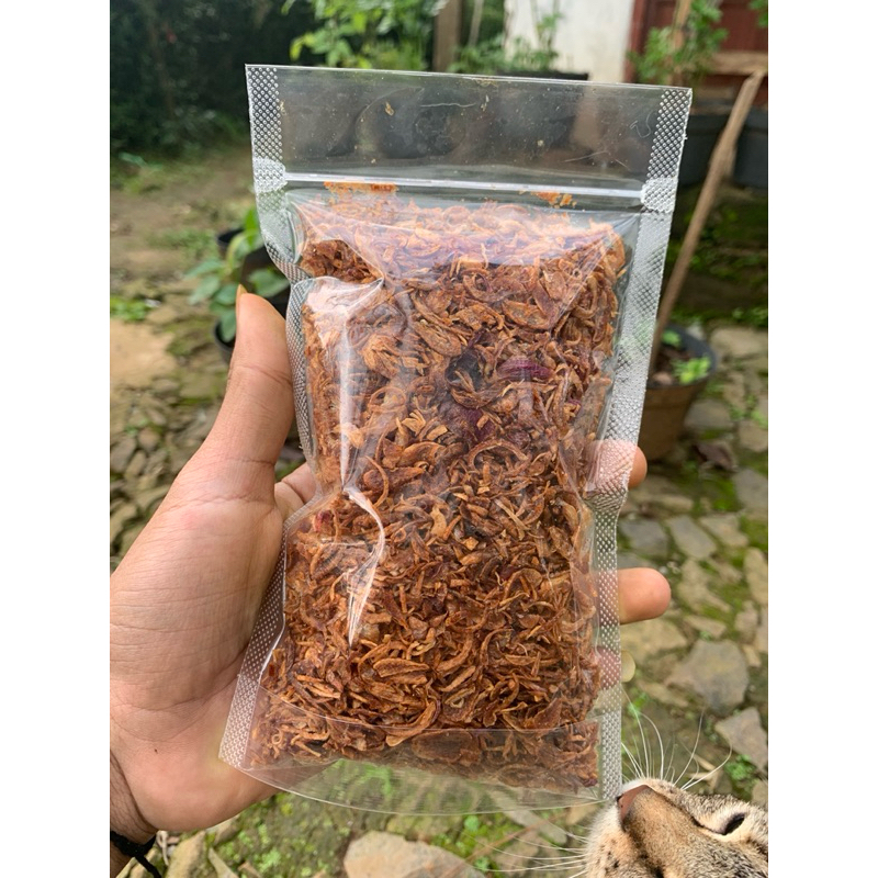

Bawang merah goreng asli 2 pcs per pcs 100 gram