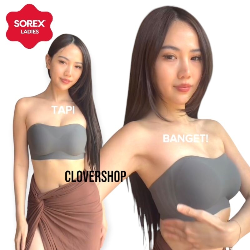 Sorex-Invisible Seamless Bra/Kemben Seamless Strapless Bra Sorex/Half Cup/Kait 4